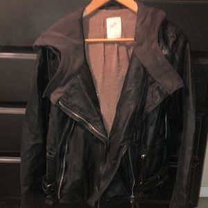 Brand new with tags Free People vegan leather  jacket